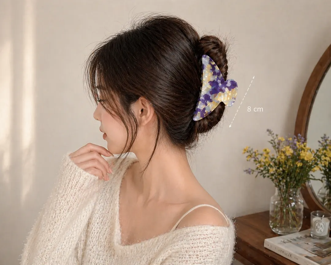 คลิปสีม่วงหินอ่อน