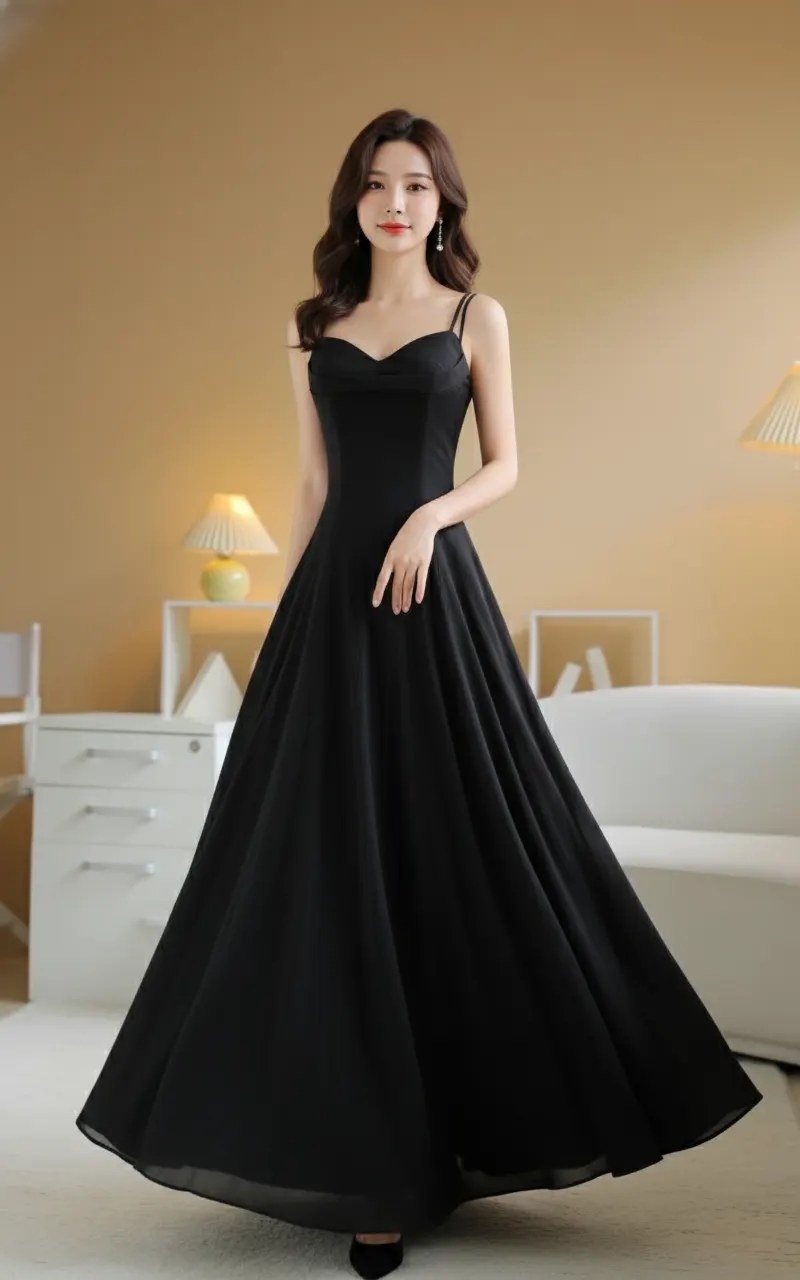 INDY DRESS แม็กซี่เดรสสายเดี่ยว