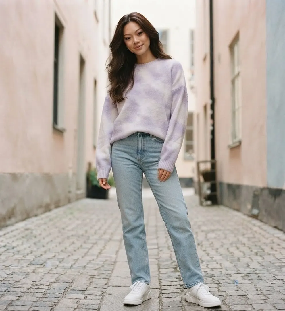 COATOVER Tie Dye Wool Sweater