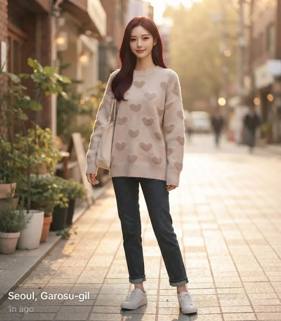 COATOVER Wool Heart Sweater (FS)