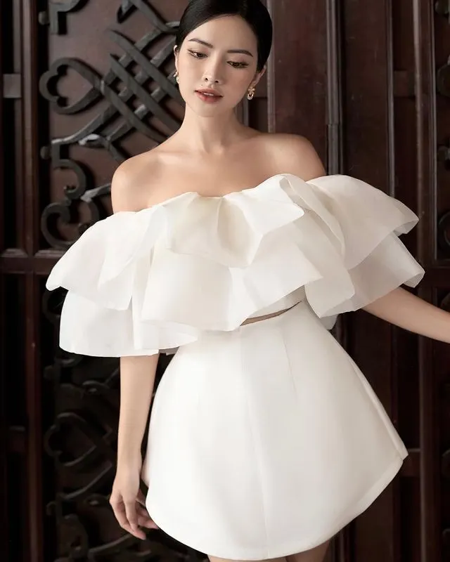 Ely Top + Ely Skirt เสื้อ+กระโปรง