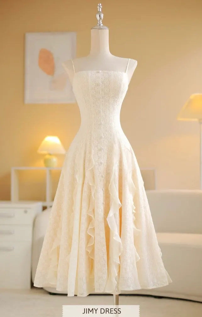 Jimy dress แม็กซี่เดรสสายเดี่ยว