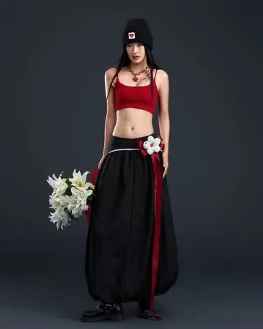 RIOT CROPTOP + LANTERN SKIRT + CHARM LANTERN