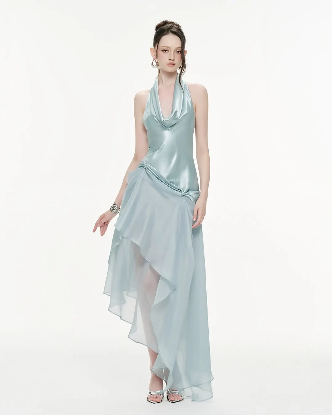 REVERIE Collection - Tiered and Draped Dress