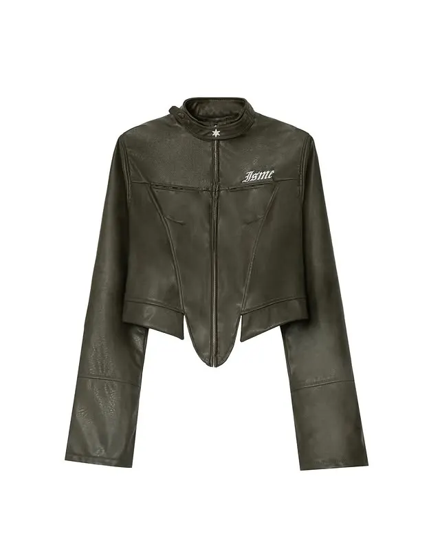 ISME Basic Logo Cropped Jacket
