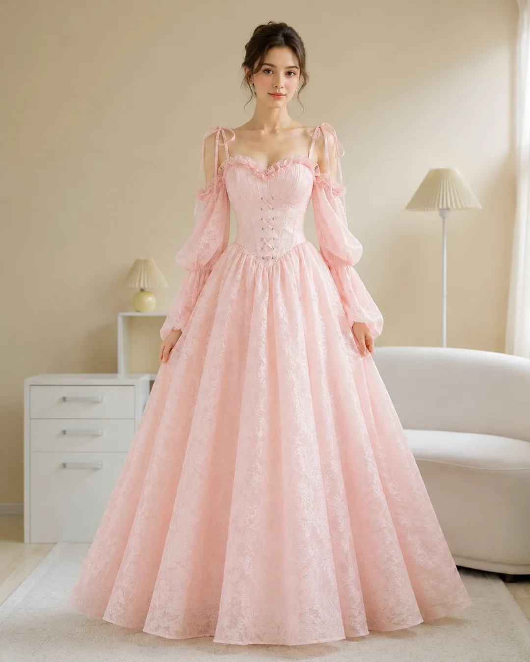 OPALE DRESS แม็กซี่เดรสสายเดี่ยวปาดไหล่