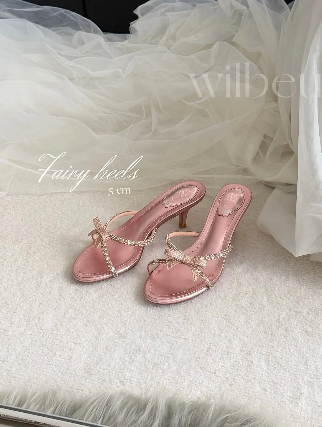 Fairy Heels Pink/Gold