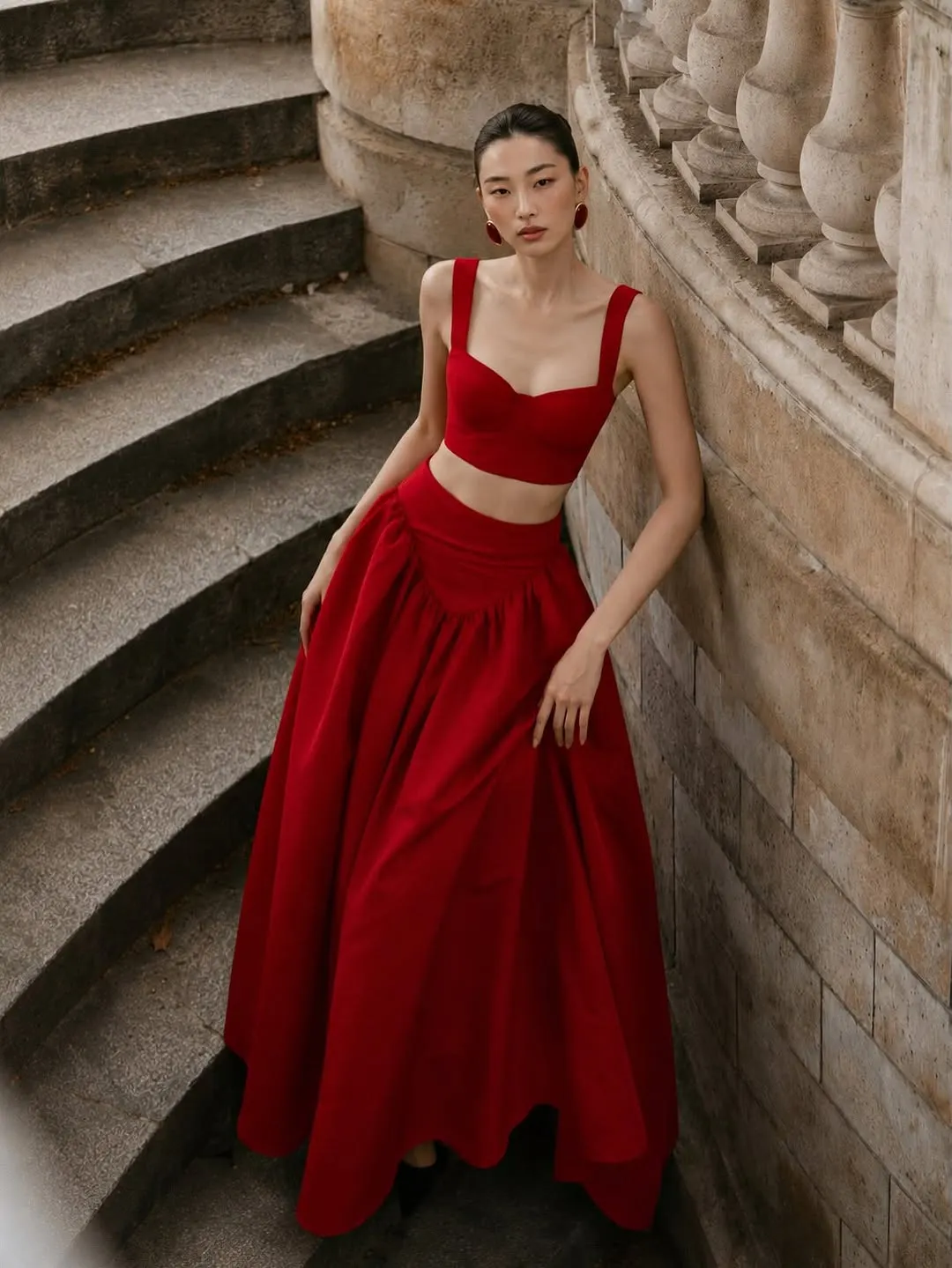 Scarlet Reverie Set - Red