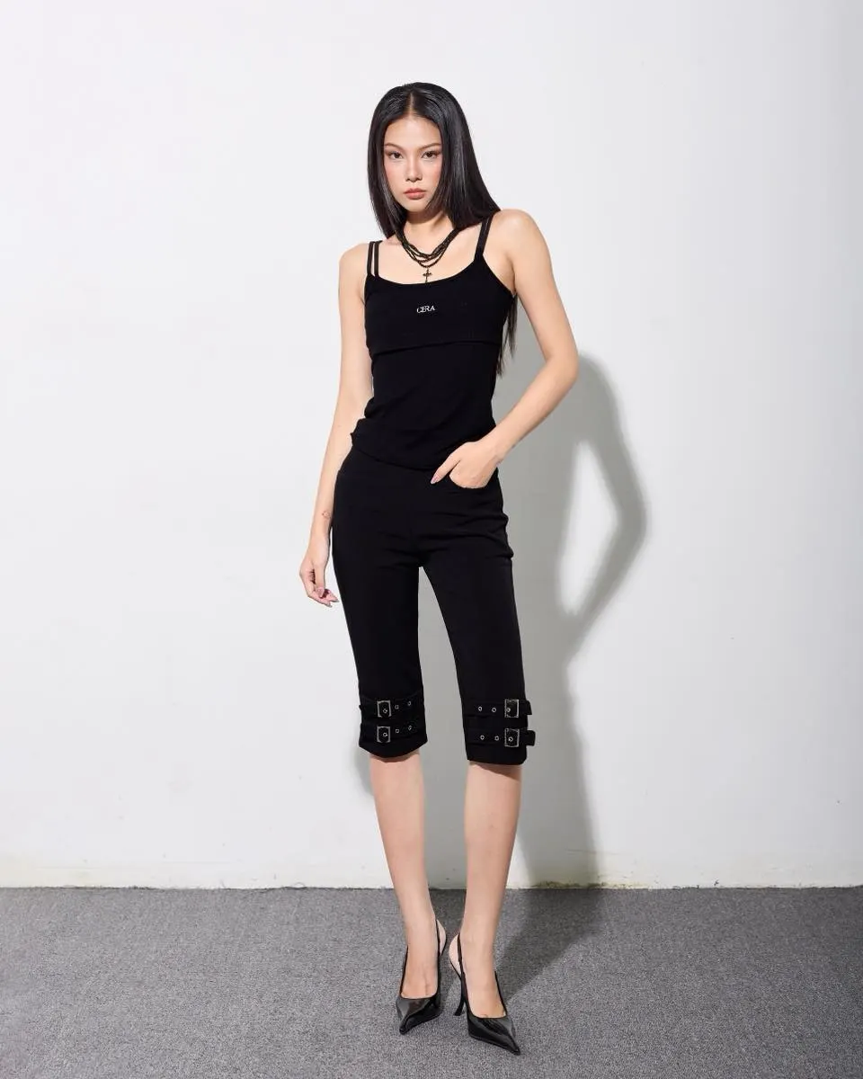 CERA Iconic Top & Skinny Bermuda Pants Set