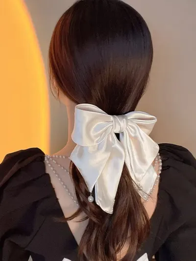 กิ๊บติดผมผ้าซาติน 3