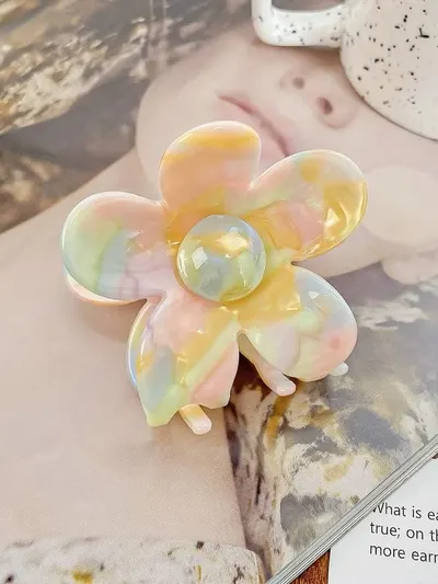กิ๊บดอกไม้สีพาสเทล 1