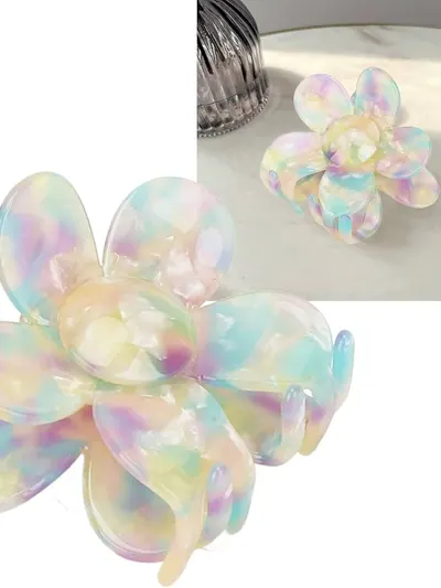 กิ๊บดอกไม้สีพาสเทล 2