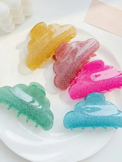💛 ☁️ Cloudhairclip สีเหลืองทอง 3