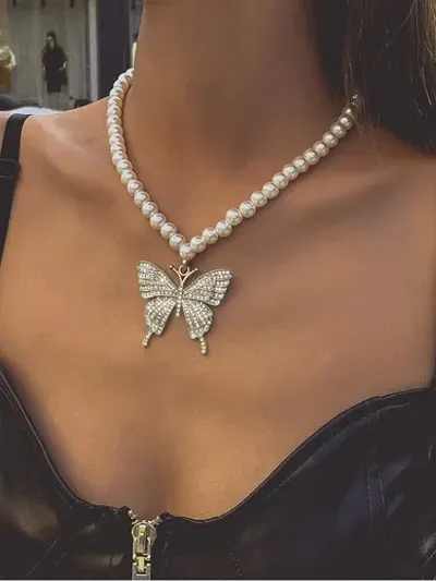 สร้อยคอมุกผีเสื้อ🦋 6