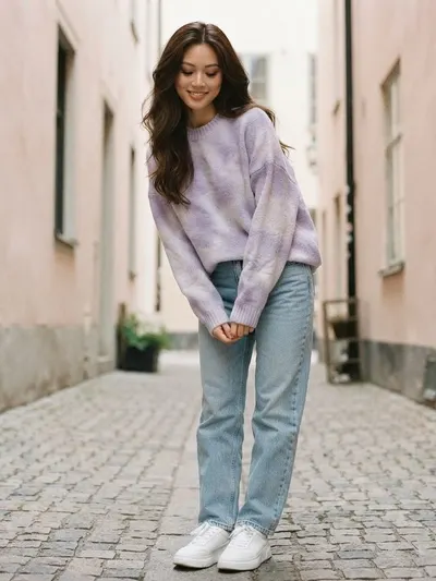 COATOVER Tie Dye Wool Sweater 2