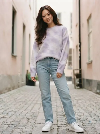 COATOVER Tie Dye Wool Sweater 1