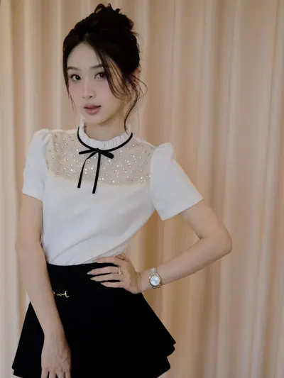 เสื้อยืดแขนสั้น + กระโปรง 3