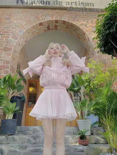 fullset sulli dress + jacket Set 2 ชิ้น 6