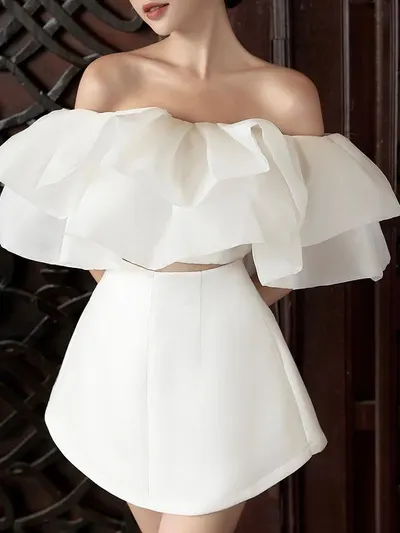 Ely Top + Ely Skirt เสื้อ+กระโปรง 3