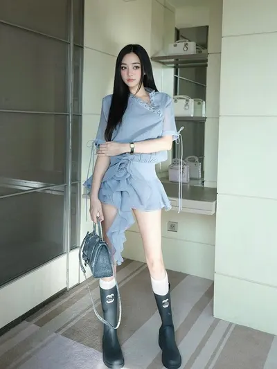 เดรส + กางเกง 4