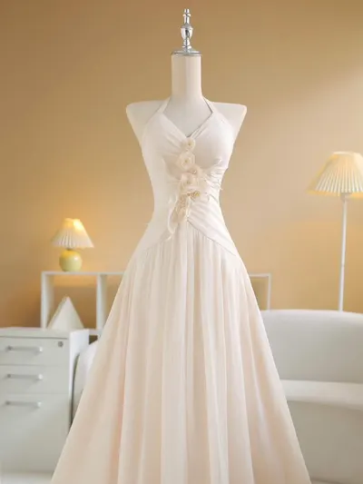 REYLA DRESS  แม็กซี่เดรสคล้องคอ 4
