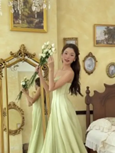 MATCHA DRESS แม็กซี่เดรสสายเดี่ยว 3