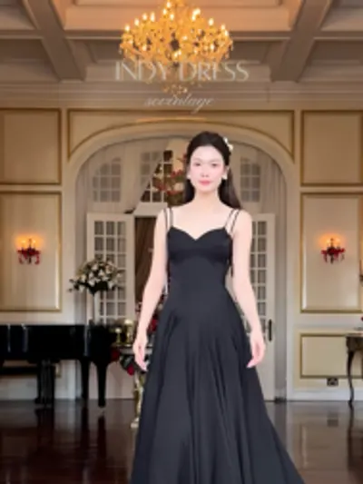 INDY DRESS แม็กซี่เดรสสายเดี่ยว 4