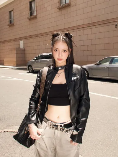 แจ็คเก็ต BASIC LOGO CROPPED JACKET 7