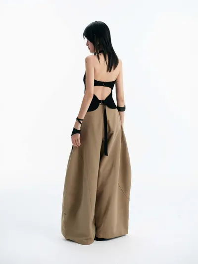 CHERIE HALTER TOP
 LUFT PANTS (CAPPUCCINO) 3