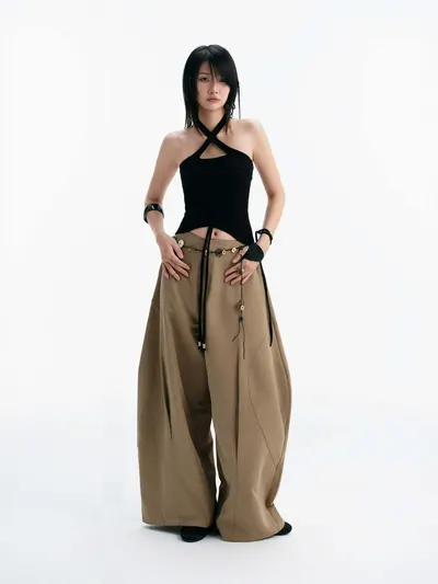 CHERIE HALTER TOP
 LUFT PANTS (CAPPUCCINO) 5