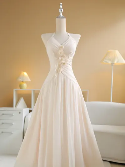 REYLA DRESS  แม็กซี่เดรสคล้องคอ 6