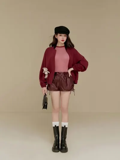 Jacket + Top + Short + Teddy 4