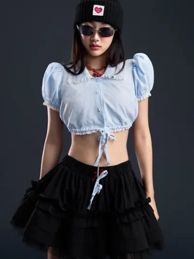 RIOT CROPTOP + ABYSS TOP + ABYSS SKIRT 3