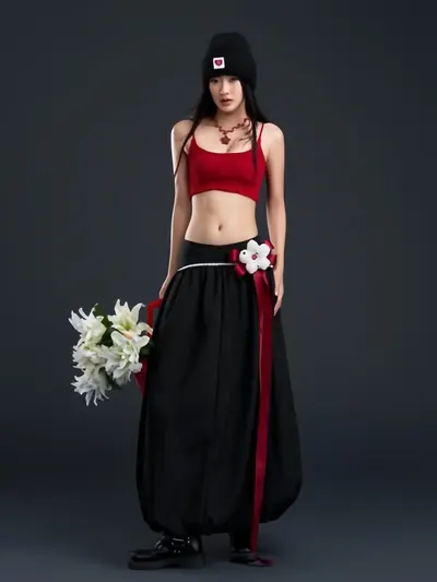 RIOT CROPTOP + LANTERN SKIRT + CHARM LANTERN 4