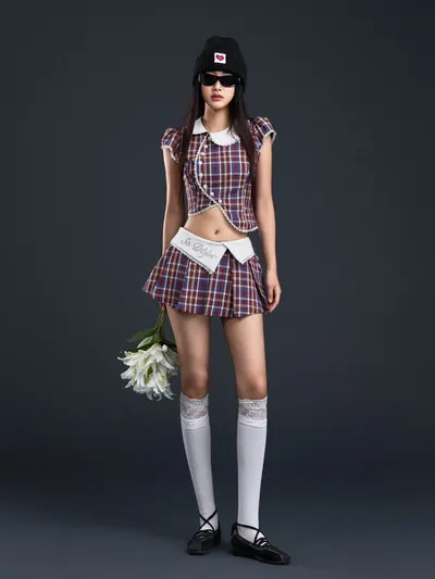 CALLA TOP + CALLA SKIRT + HAT 2