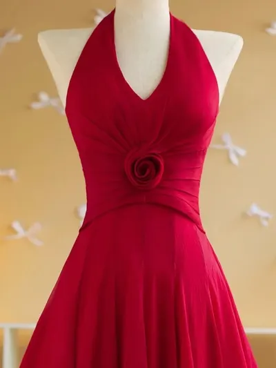 เดรส : Malida Dress : Red Version 2