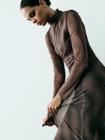 Brown Early Spring Dress 2