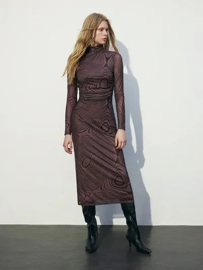 Brown Early Spring Dress 7