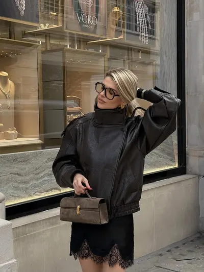 FAUX LEATHER JACKET 3