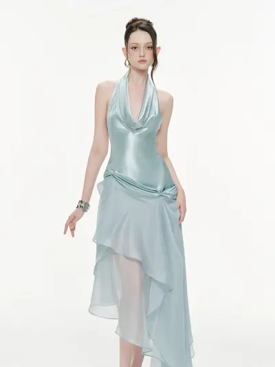 REVERIE Collection - Tiered and Draped Dress 2