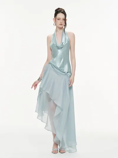 REVERIE Collection - Tiered and Draped Dress 4