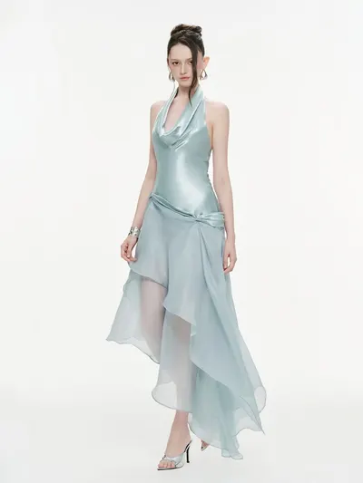 REVERIE Collection - Tiered and Draped Dress 5