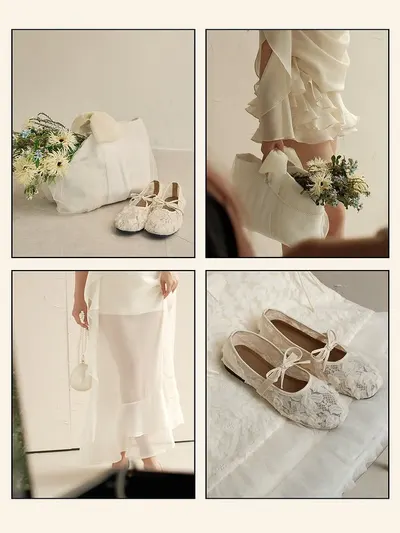 เดรสยาว + ชุดซับสีครีม 7