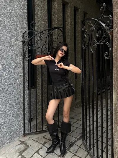 Is Me LUCID DREAM + ZEN MINI SKIRT เสื้อแขนสั้นซิปหน้า 5