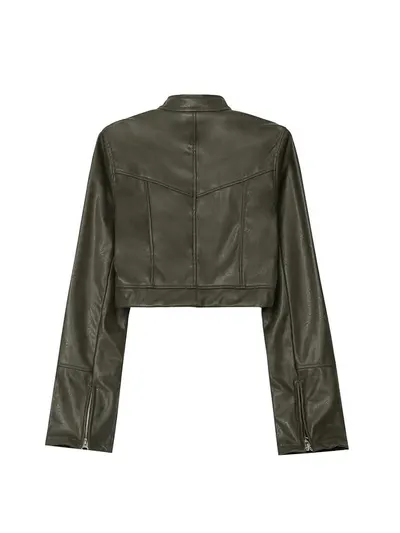 ISME Basic Logo Cropped Jacket 9
