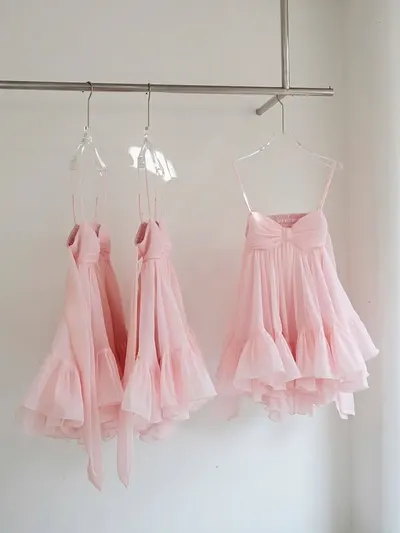 ChouChou Pink Ruffled Mini Dress 8