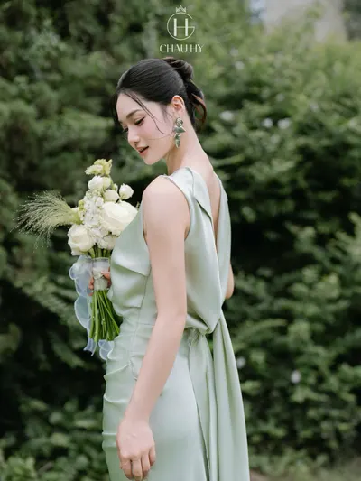 Ethereal Dress Green 4