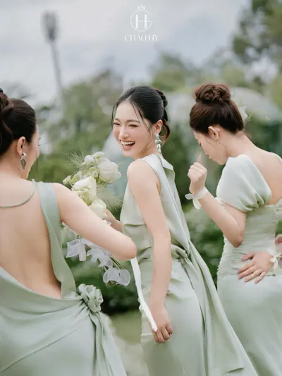Ethereal Dress Green 5