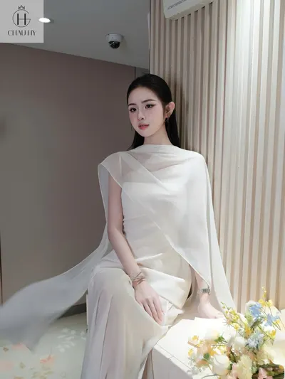 เดรส  + ผ้าคลุม 4