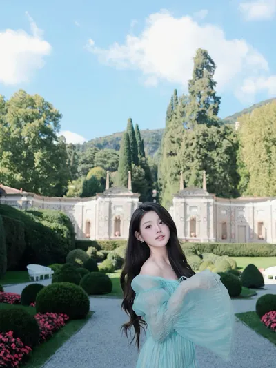 CHAU HY Velour Sea Dress 10